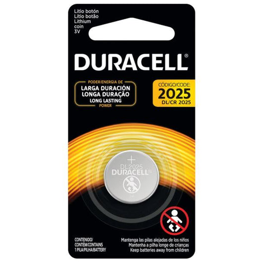 Pila Duracell Botón de Litio 2025 3V